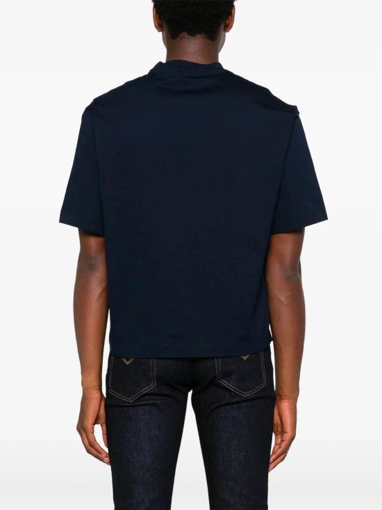 25FW 베르사체 반팔 티셔츠 10157381A15091 1UI20 Blue - VERSACE