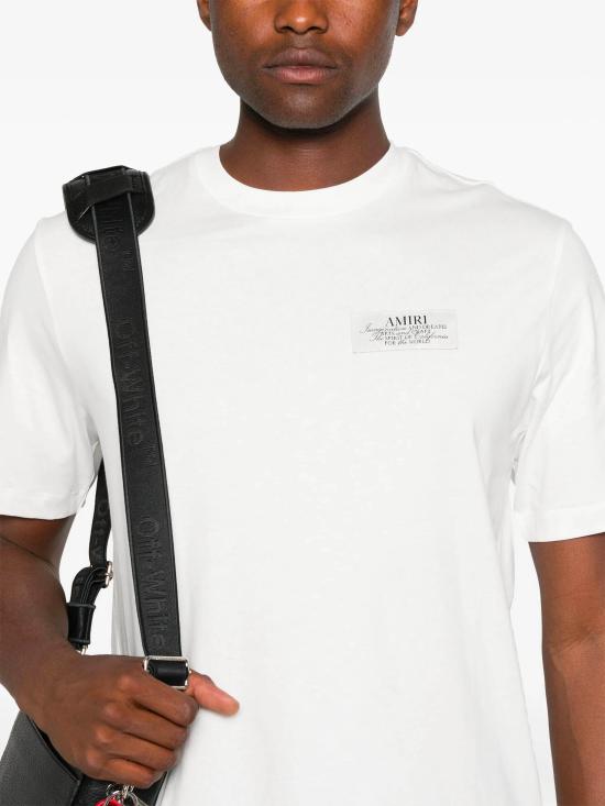 25FW 아미리 반팔 티셔츠 AMJYTE1198 IVORY White - AMIRI