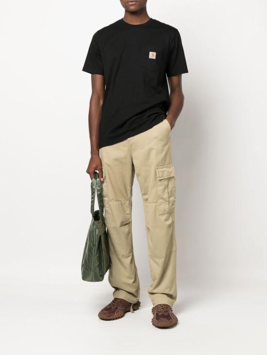 25FW 칼하트 WIP 반팔 티셔츠 I030434 89XX Black - CARHARTT WIP