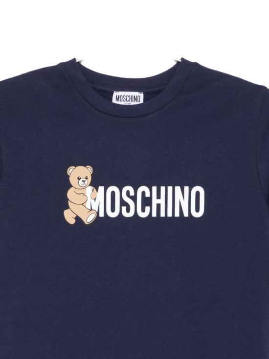 25FW [키즈] 모스키노 티셔츠 HPM058LAA34 40016 Blue - MOSCHINO