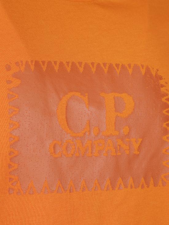 25FW 씨피 컴퍼니 반팔 티셔츠 19CMTS723A 005100W434 Orange - C.P. COMPANY