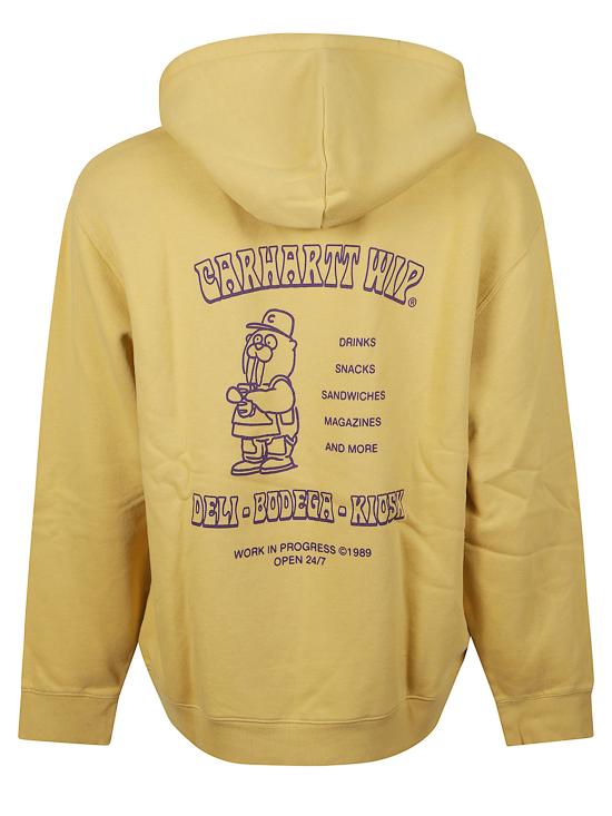 25FW 칼하트 WIP 후드 샌드위치 스웨트셔츠 I035277 36CXX Yellow - CARHARTT WIP