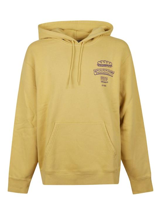 25FW 칼하트 WIP 후드 샌드위치 스웨트셔츠 I035277 36CXX Yellow - CARHARTT WIP