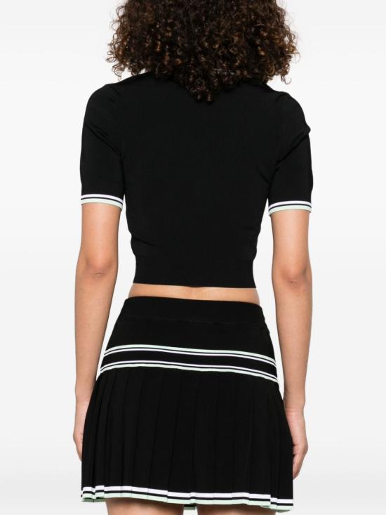 25FW 카사블랑카 반팔 티셔츠 WPF25KW1018 Black