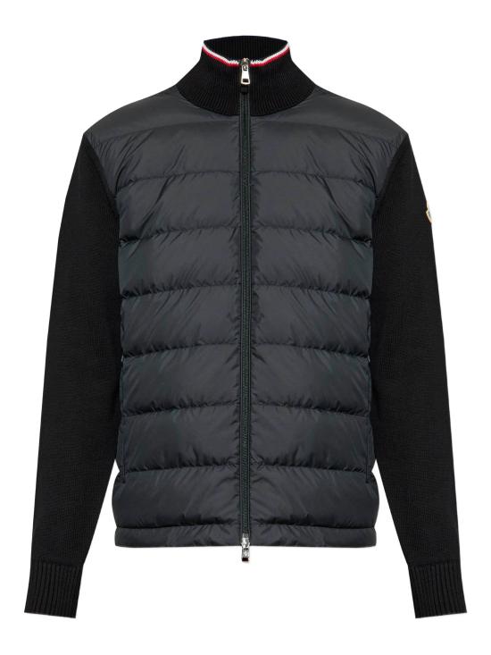 25FW 몽클레어 숏패딩 집업 코튼 가디건 K20919B00003M1367 999 Black