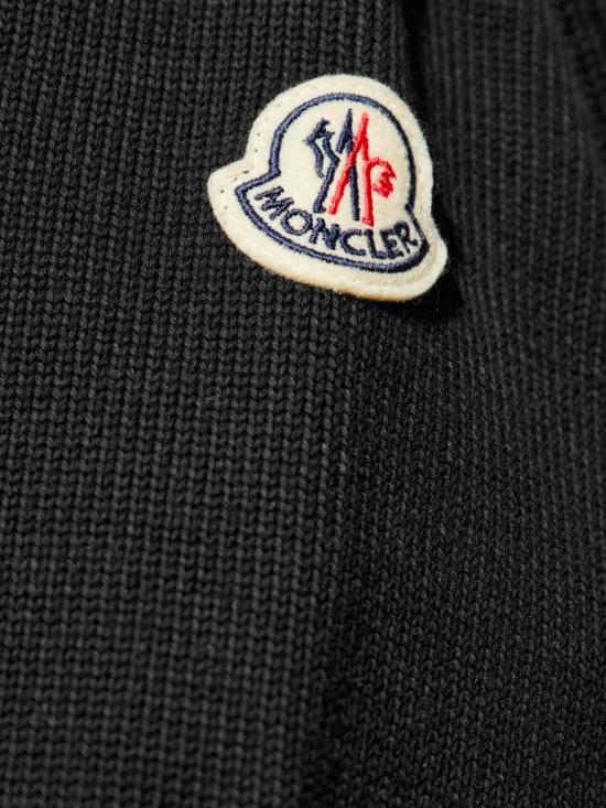 25FW 몽클레어 숏패딩 집업 코튼 가디건 K20919B00003M1367 999 Black - MONCLER