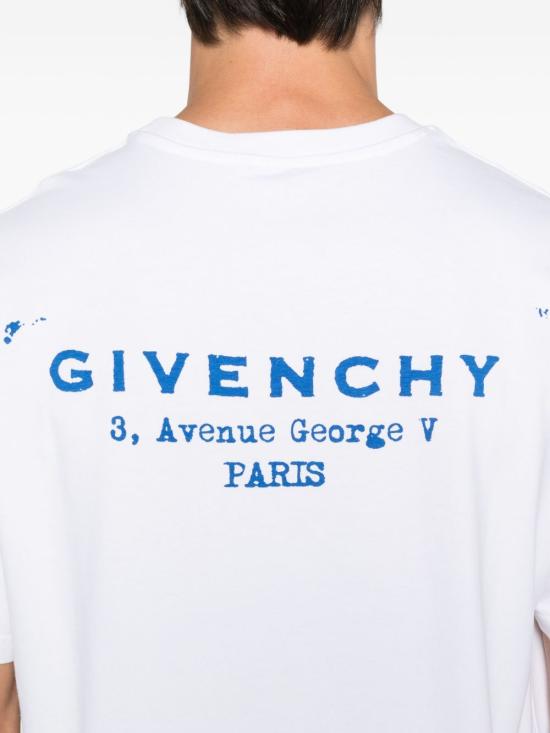 25FW 지방시 반팔 티셔츠 BM71NK3YRJ 100 Bianco - GIVENCHY