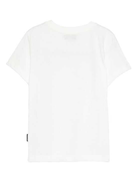 25FW [키즈] 모스키노 티셔츠 HRM058LAA10 10063 White - MOSCHINO