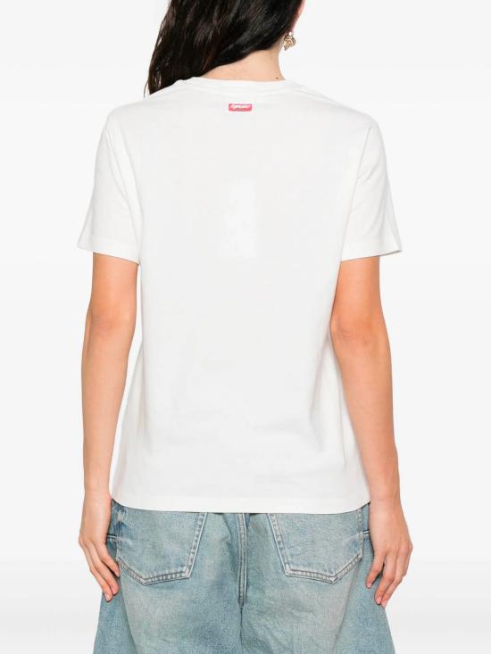 25FW 겐조 반팔 티셔츠 FF62TS3564SG 02 White - KENZO