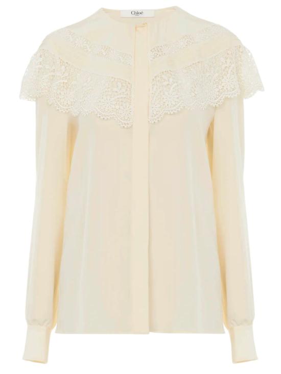 25FW 끌로에 블라우스 CH25AHT56077 114 White