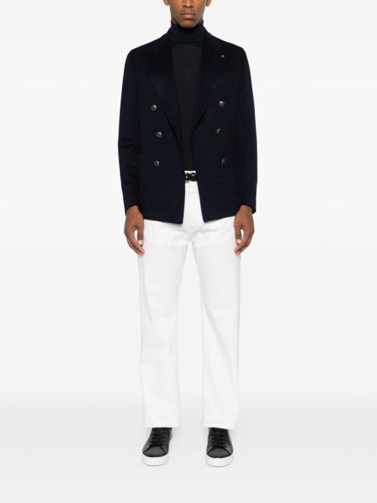 25FW 드루모어 터틀넥 D0D104L 790 Blue - DRUMOHR