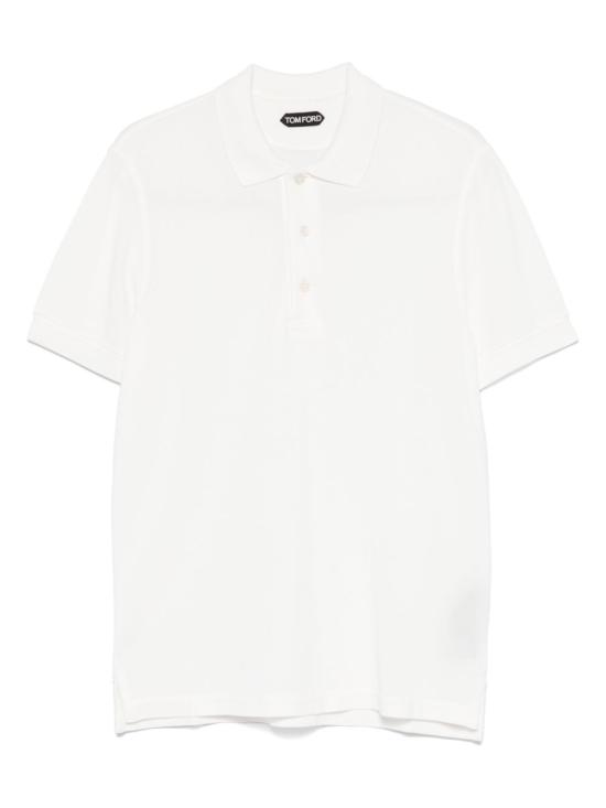 25FW 톰포드 폴로 티셔츠 JPS011 JMT013AW002 White - TOMFORD