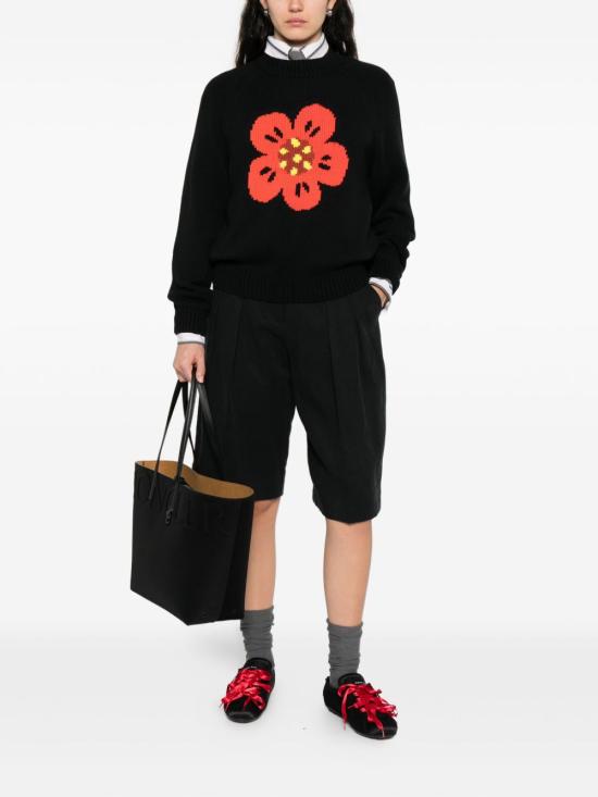 25FW 겐조 스웨터 FF62PU7193LA 99J Black - KENZO