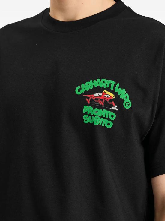 25FW 칼하트 WIP 반팔 티셔츠 I035195 89XX Black - CARHARTT WIP