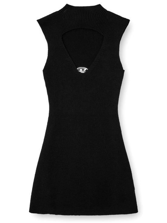 25FW 디젤 미디 원피스 A196670PLBF 9XX Black