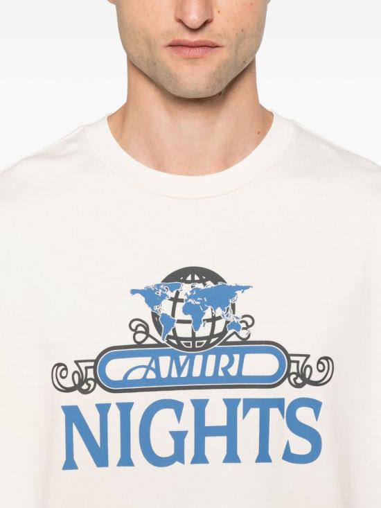 25FW 아미리 반팔 티셔츠 AMJYTE1207 IVORY White - AMIRI