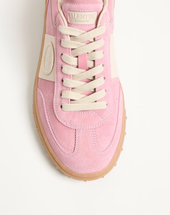 25FW 발렌티노 가라바니 레이스업 로우탑 스니커즈  7W2S0IL9LAL BRN Pink - VALENTINO GARAVANI