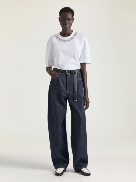 25FW 지방시 데님 팬츠 BW517J516P 401 Blue - GIVENCHY