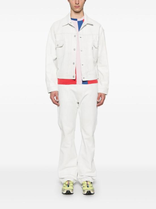 25SS 와타나베 준야 스트레이트 팬츠 WOP214051 1OFFWHITE White - JUNYA WATANABE
