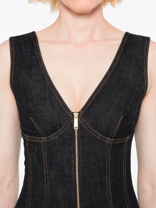 25FW 셀프 포트레이트 미디 원피스 PF25801MBL BLUE Blue - SELF PORTRAIT