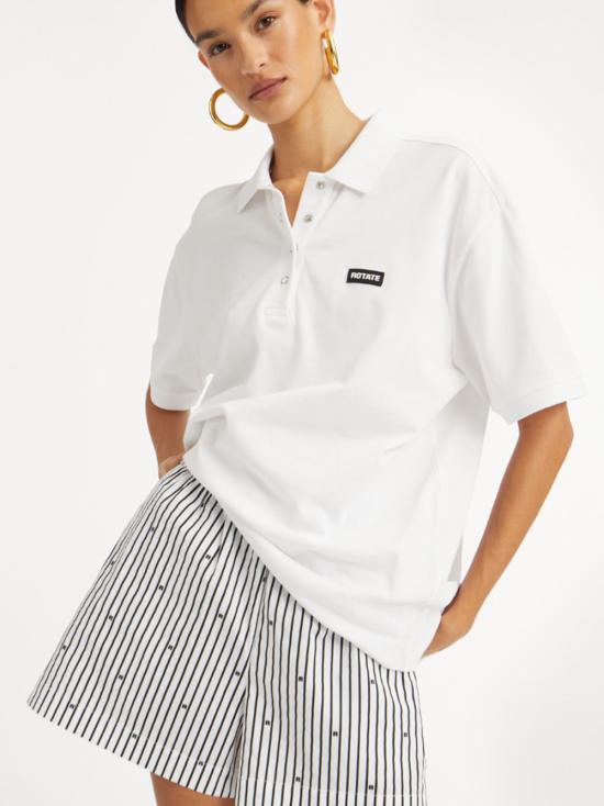 25FW 로테이트 숏팬츠 114396 1000 White - ROTATE