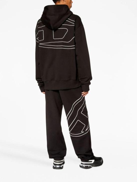 25FW 디젤 긴팔 티셔츠 A113040GYCJ 9XX Black - DIESEL