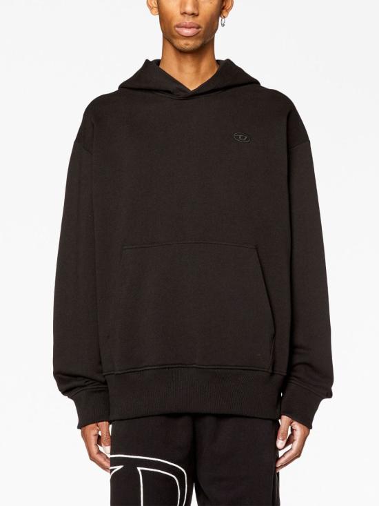 25FW 디젤 긴팔 티셔츠 A113040GYCJ 9XX Black - DIESEL