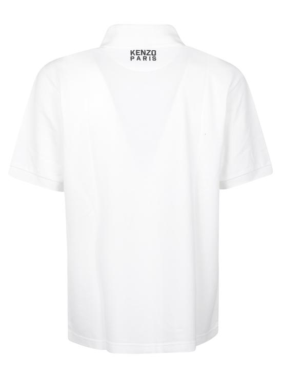 25FW 겐조 폴로 티셔츠 FF65PO152 4PU02 White - KENZO