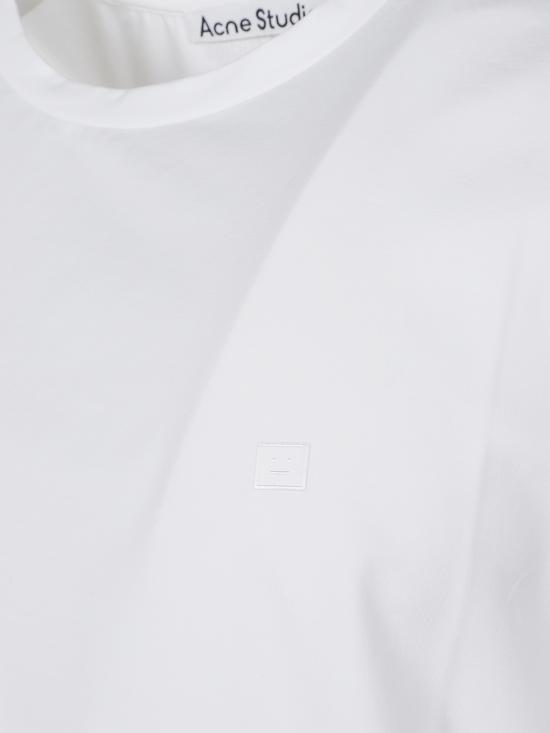 25FW 아크네 스튜디오 반팔 티셔츠 CL0309 TSHI000315183 White - ACNE STUDIOS