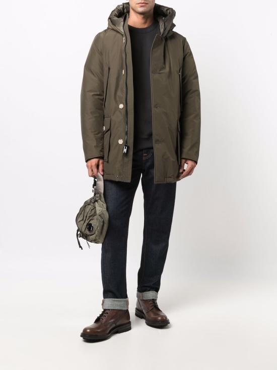 25FW 울리치 코트 CFWOOU0483MR UT0001DAG Green - WOOLRICH