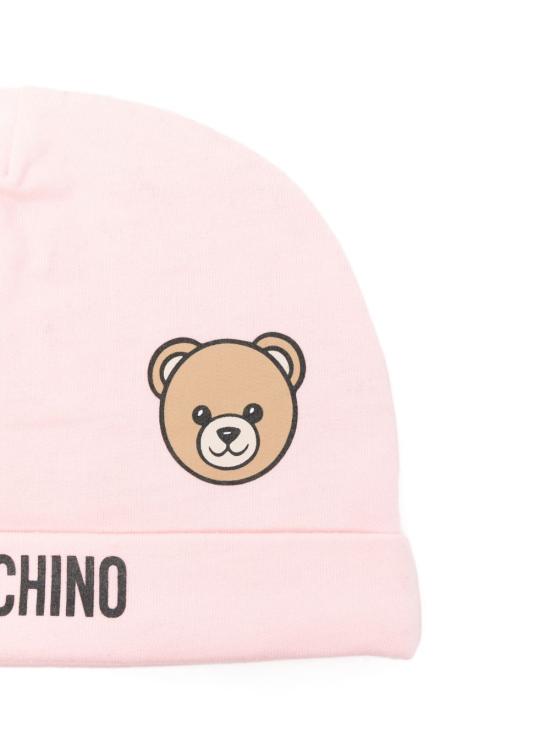 25FW [키즈] 모스키노 모자 MUX05LLCA40 50209 Pink - MOSCHINO