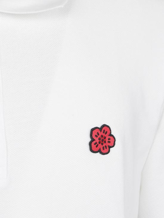 25FW 겐조 반팔 티셔츠 FF65PO153 4PU02 White - KENZO