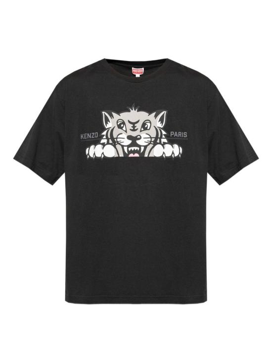 25FW 겐조 반팔 티셔츠 FF65TS451 4SG99J Black