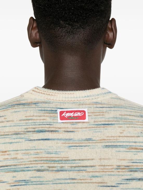 25FW 겐조 스웨터 FF65PU751 3CJ02 White - KENZO