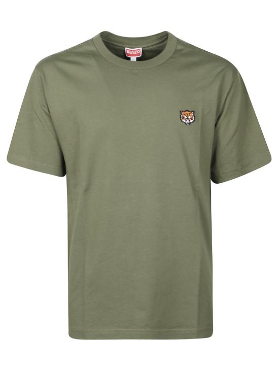 25FW 겐조 반팔 티셔츠 FF55TS527 4SG50 Kaki