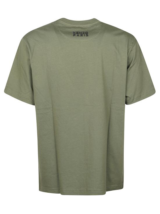 25FW 겐조 반팔 티셔츠 FF55TS527 4SG50 Kaki - KENZO