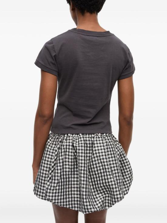 25FW 가니 반팔 티셔츠 T4239 252 Grey - GANNI