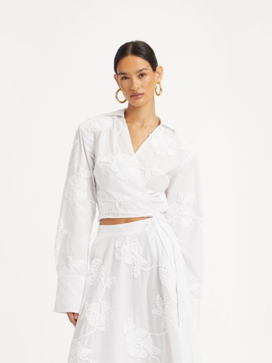 25FW 로테이트 셔츠 114546 400 White - ROTATE