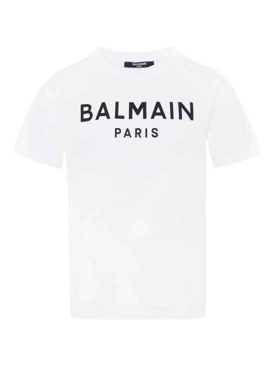 25FW [키즈] 발망 티셔츠 BX8P01Z3186 100NE White