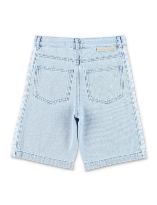 25SS [주니어] 스텔라 맥카트니 쇼츠/버뮤다 TW6R19Z0746 601 Denim - STELLA MCCARTNEY