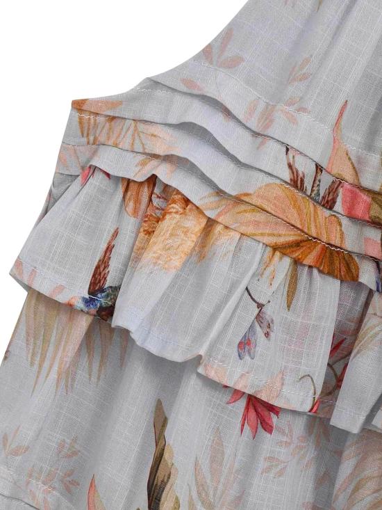 25FW [키즈] 짐머만 원피스 9263DSS251 AQPLMFLO Clear Blue - ZIMMERMANN