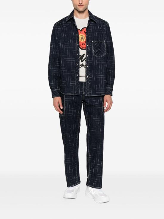 25FW 겐조 긴팔 티셔츠 FF65SW252 4MC93 Grey - KENZO