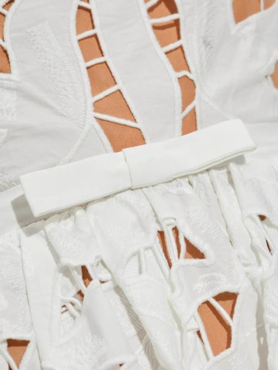 25FW 셀프 포트레이트 미디 원피스 PF25013MW WHITE White - SELF PORTRAIT