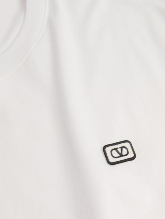 25FW 발렌티노 가라바니 반팔 티셔츠 7V3MG10VAQ8 A03 White - VALENTINO GARAVANI