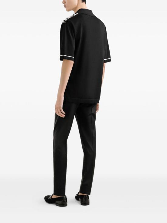 25FW 돌체앤가바나 반팔 셔츠 GXVC0TJFMZG HY5DQ Black - DOLCE & GABBANA