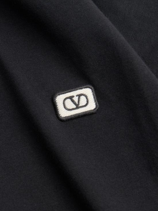 25FW 발렌티노 가라바니 반팔 티셔츠 7V3MG10VAQ8 0NO Black - VALENTINO GARAVANI