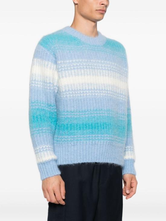 25FW 겐조 스웨터 FF65PU7653CG 63 Blue - KENZO