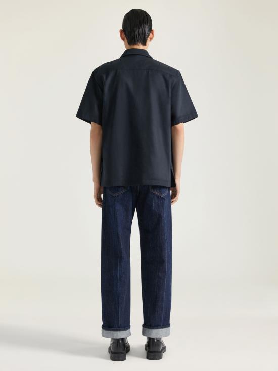 25FW 지방시 반팔 셔츠 BM615H164P 401 Black - GIVENCHY