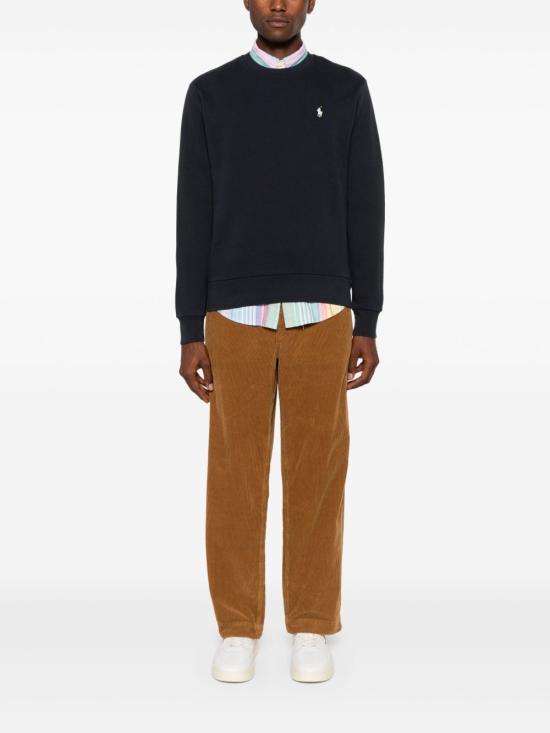 25FW 폴로 랄프로렌 포니 로고 레귤러 핏 스웨트셔츠  710916689 024 Black - POLO RALPH LAUREN