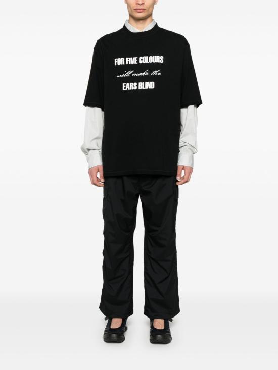 25SS 꼼데가르송 스트레이트 팬츠 HOP004051 1BLACK Black - COMME DES GARCONS